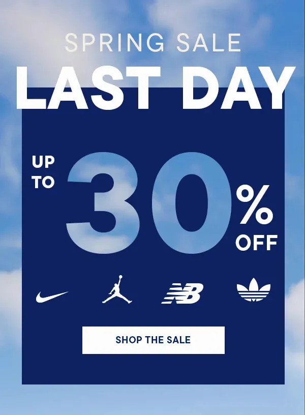 Spring Sale last day email