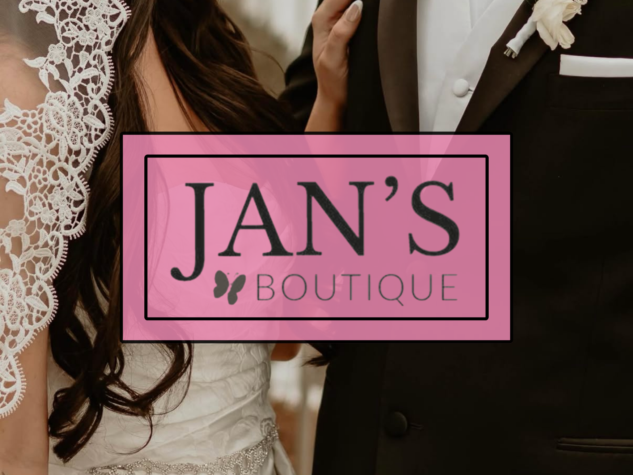 Jan's Boutique luxury bridal, prom, and eveningwear campaign image